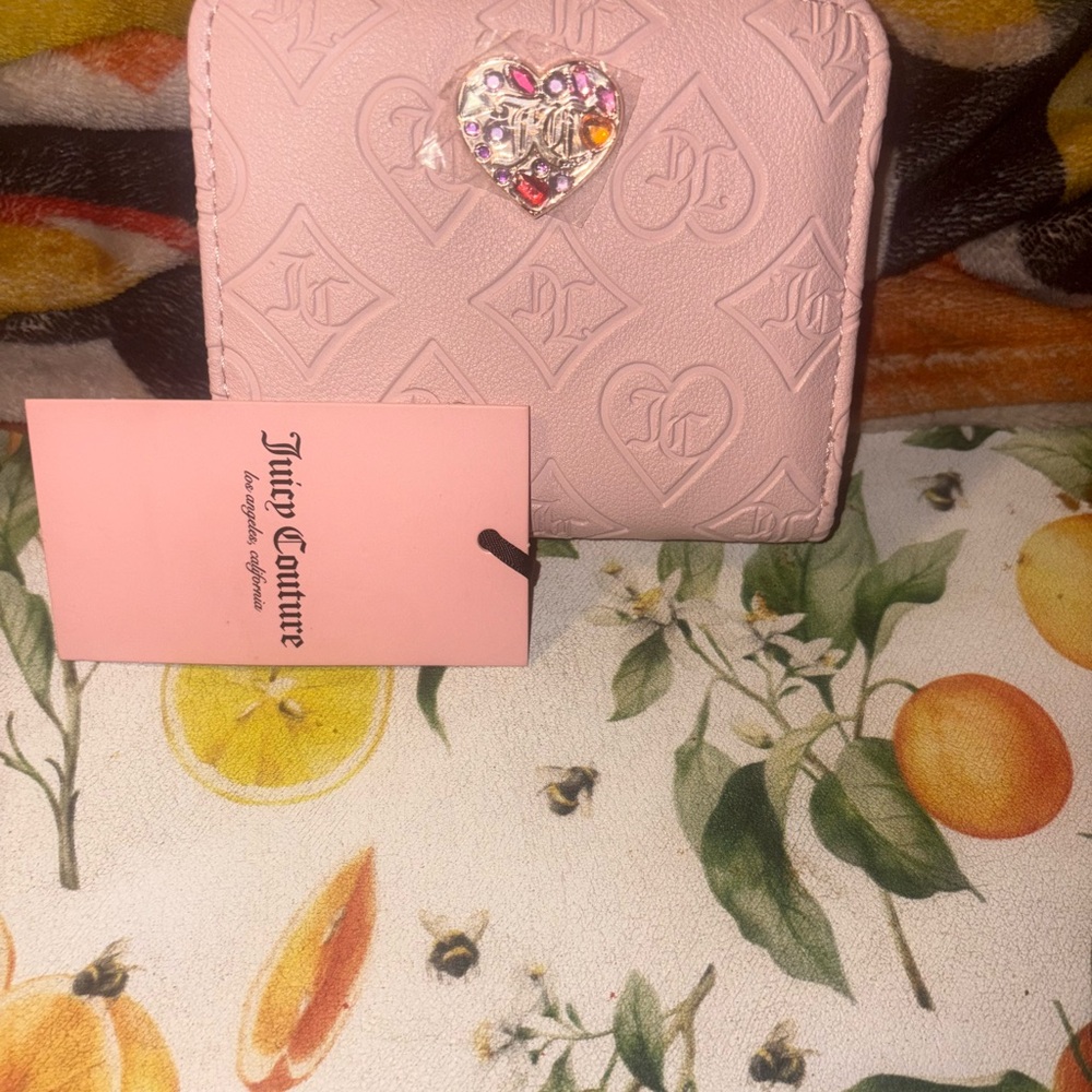 Juicy Couture Pink Embossed Wallet